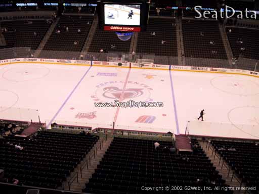 Seat view from section 260 at the Pepsi Center, home of the Colorado Avalanche