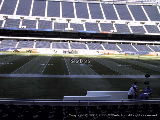Seat view from section 110 at Soldier Field, home of the Chicago Bears