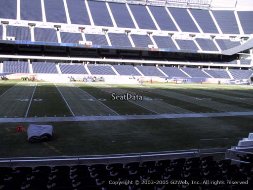 Seat view from section 111 at Soldier Field, home of the Chicago Bears