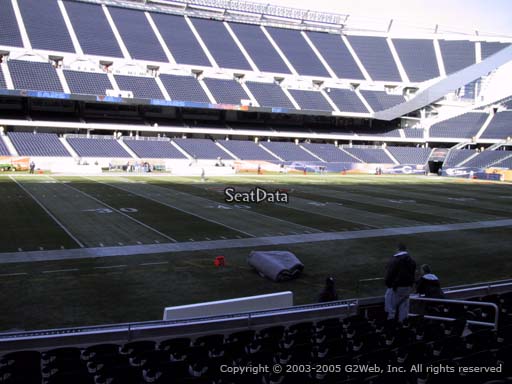 Seat view from section 112 at Soldier Field, home of the Chicago Bears