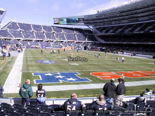 Seat view from section 125 at Soldier Field, home of the Chicago Bears