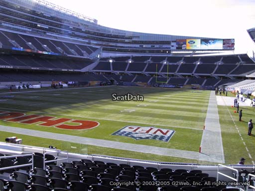 Seat view from section 149 at Soldier Field, home of the Chicago Bears