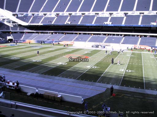 Seat view from section 207 at Soldier Field, home of the Chicago Bears
