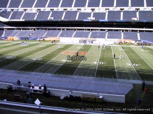 Seat view from section 208 at Soldier Field, home of the Chicago Bears