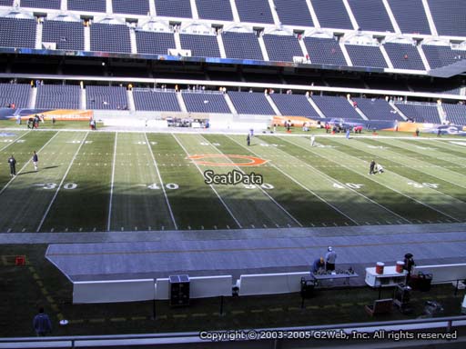 Seat view from section 210 at Soldier Field, home of the Chicago Bears