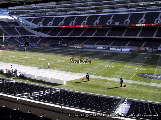 Seat view from section 233 at Soldier Field, home of the Chicago Bears