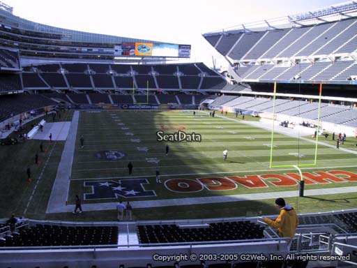 Seat view from section 254 at Soldier Field, home of the Chicago Bears