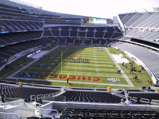Seat view from section 351 at Soldier Field, home of the Chicago Bears