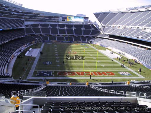 Seat view from section 353 at Soldier Field, home of the Chicago Bears