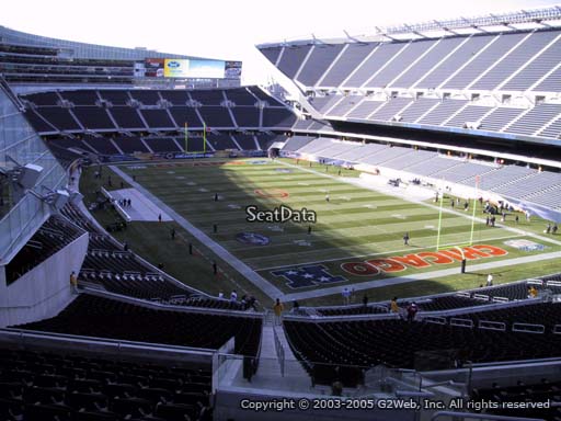 Seat view from section 356 at Soldier Field, home of the Chicago Bears