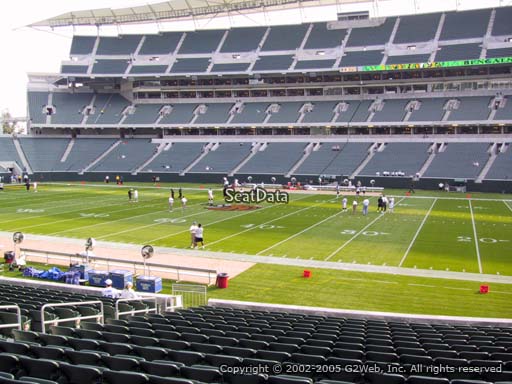 Seat view from section 138 at Paul Brown Stadium, home of the Cincinnati Bengals