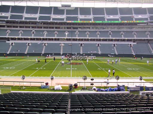 Seat view from section 140 at Paul Brown Stadium, home of the Cincinnati Bengals