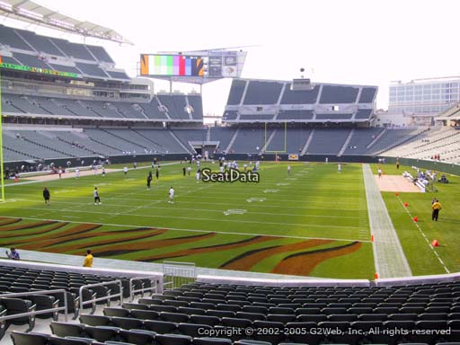 Seat view from section 151 at Paul Brown Stadium, home of the Cincinnati Bengals