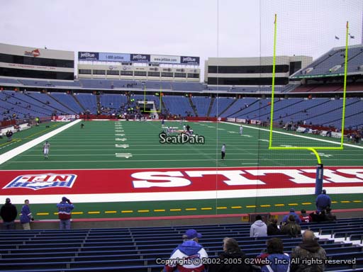 Seat view from section 102 at New Era Field, home of the Buffalo Bills