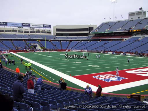 Seat view from section 105 at New Era Field, home of the Buffalo Bills
