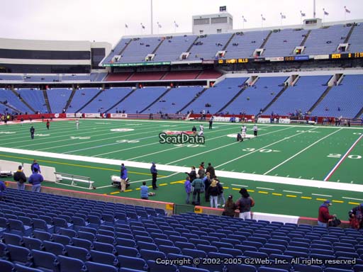 Seat view from section 109 at New Era Field, home of the Buffalo Bills