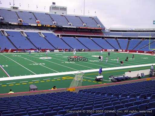 Seat view from section 114 at New Era Field, home of the Buffalo Bills