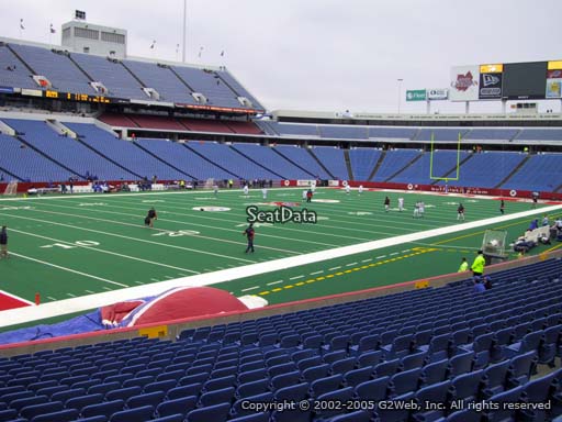 Seat view from section 116 at New Era Field, home of the Buffalo Bills