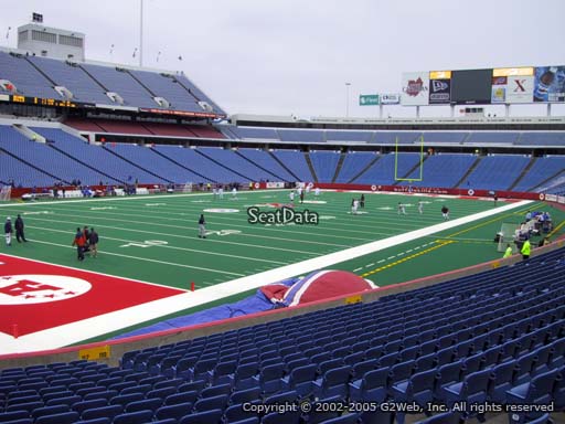 Seat view from section 117 at New Era Field, home of the Buffalo Bills
