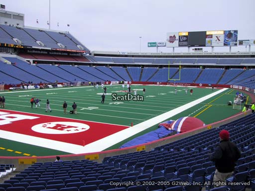 Seat view from section 118 at New Era Field, home of the Buffalo Bills