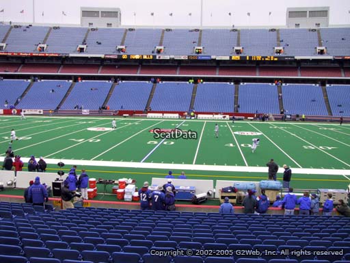 Seat view from section 133 at New Era Field, home of the Buffalo Bills