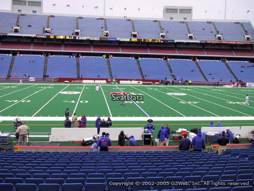 Seat view from section 134 at New Era Field, home of the Buffalo Bills