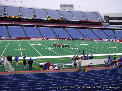Seat view from section 135 at New Era Field, home of the Buffalo Bills