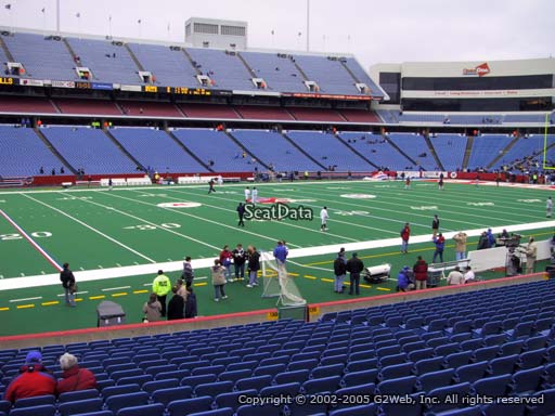 Seat view from section 136 at New Era Field, home of the Buffalo Bills