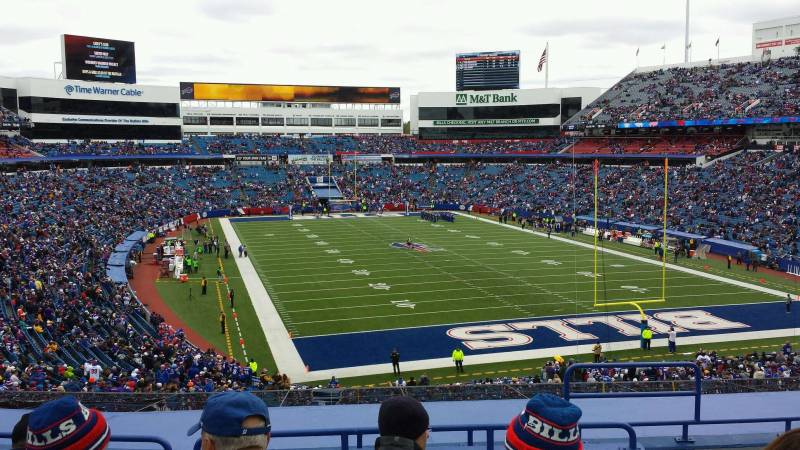 Seat view from section 202 at New Era Field, home of the Buffalo Bills