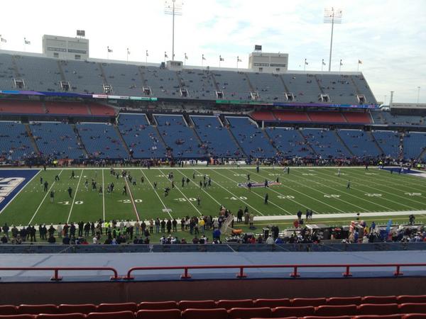 Seat view from section 214 at New Era Field, home of the Buffalo Bills