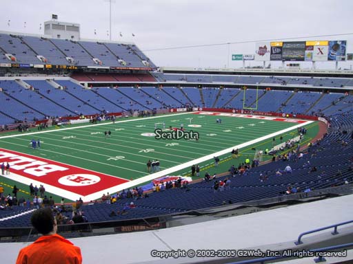Seat view from section 218 at New Era Field, home of the Buffalo Bills