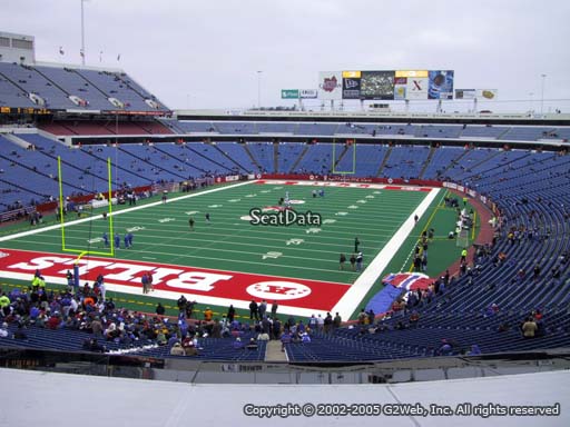 Seat view from section 220 at New Era Field, home of the Buffalo Bills