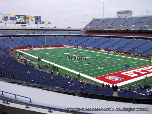 Seat view from section 227 at New Era Field, home of the Buffalo Bills