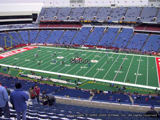 Seat view from section 309 at New Era Field, home of the Buffalo Bills