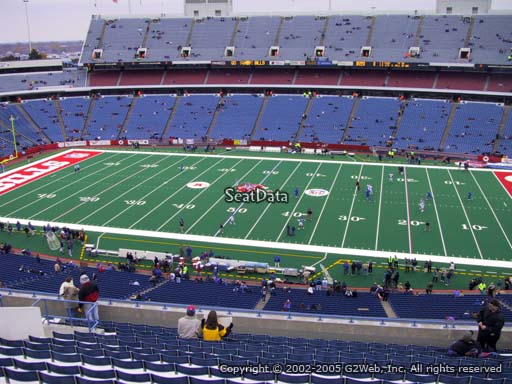 Seat view from section 332 at New Era Field, home of the Buffalo Bills