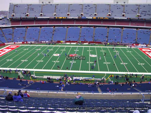 Seat view from section 333 at New Era Field, home of the Buffalo Bills