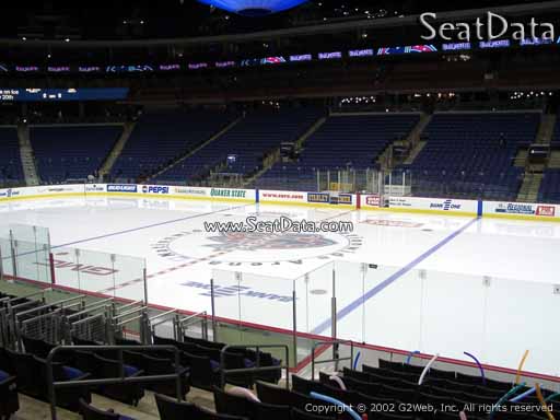 Seat view from section 102 at Nationwide Arena, home of the Columbus Blue Jackets
