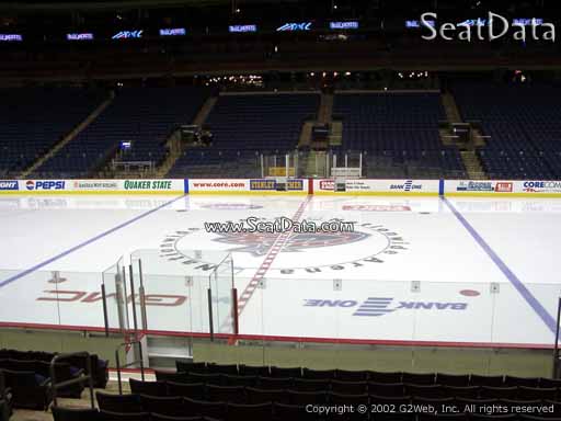 Seat view from section 103 at Nationwide Arena, home of the Columbus Blue Jackets