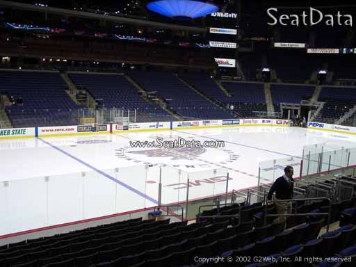 Seat view from section 105 at Nationwide Arena, home of the Columbus Blue Jackets