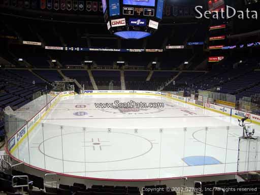 Seat view from section 110 at Nationwide Arena, home of the Columbus Blue Jackets