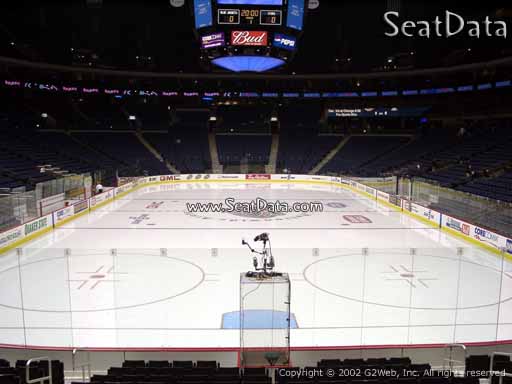Seat view from section 120 at Nationwide Arena, home of the Columbus Blue Jackets