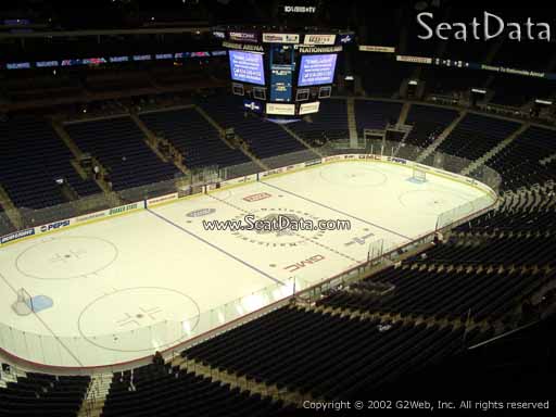 Seat view from section 206 at Nationwide Arena, home of the Columbus Blue Jackets