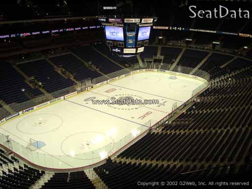 Seat view from section 207 at Nationwide Arena, home of the Columbus Blue Jackets