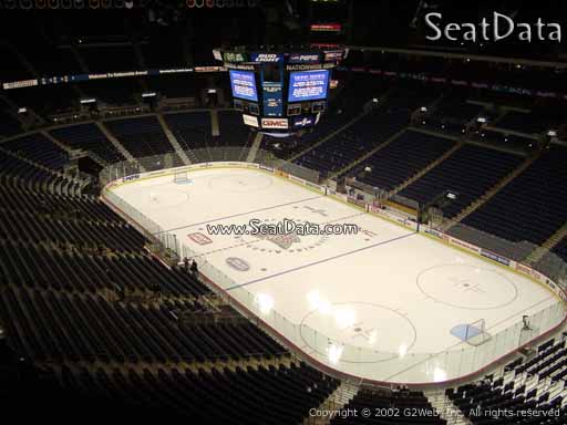 Seat view from section 213 at Nationwide Arena, home of the Columbus Blue Jackets