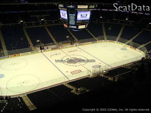 Seat view from section 219 at Nationwide Arena, home of the Columbus Blue Jackets