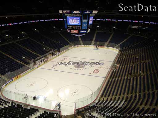 Seat view from section 222 at Nationwide Arena, home of the Columbus Blue Jackets