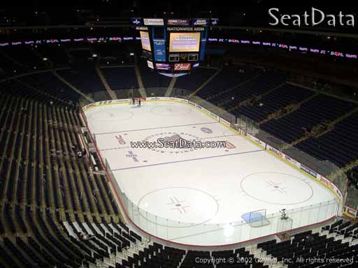 Seat view from section 226 at Nationwide Arena, home of the Columbus Blue Jackets