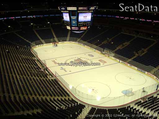 Seat view from section 227 at Nationwide Arena, home of the Columbus Blue Jackets