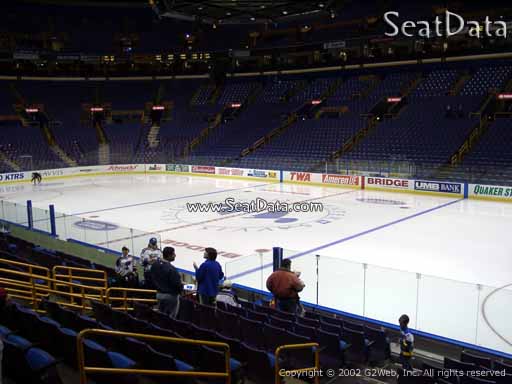 Seat view from section 101 at the Enterprise Center, home of the St. Louis Blues