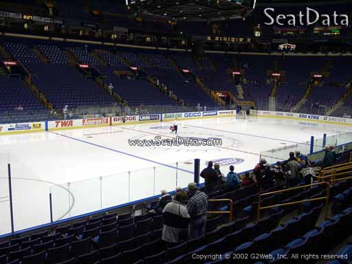 Seat view from section 105 at the Enterprise Center, home of the St. Louis Blues